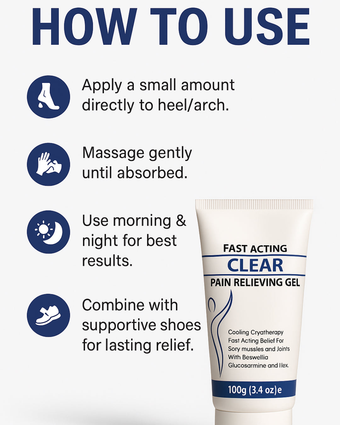 NervanaPatch™ Plantar Relief Gel