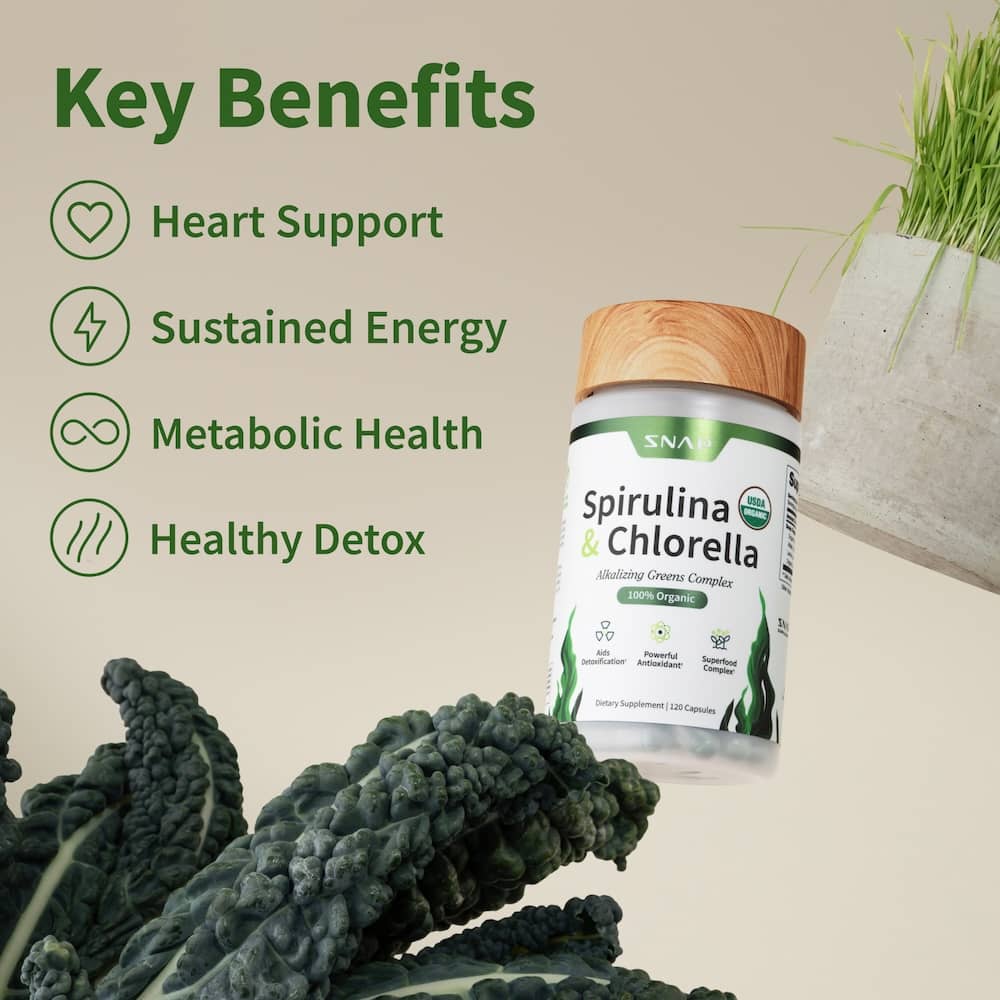 NervanaPatch™ Spirulina & Chlorella